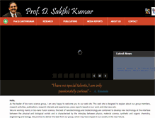 Tablet Screenshot of drsakthikumar.com